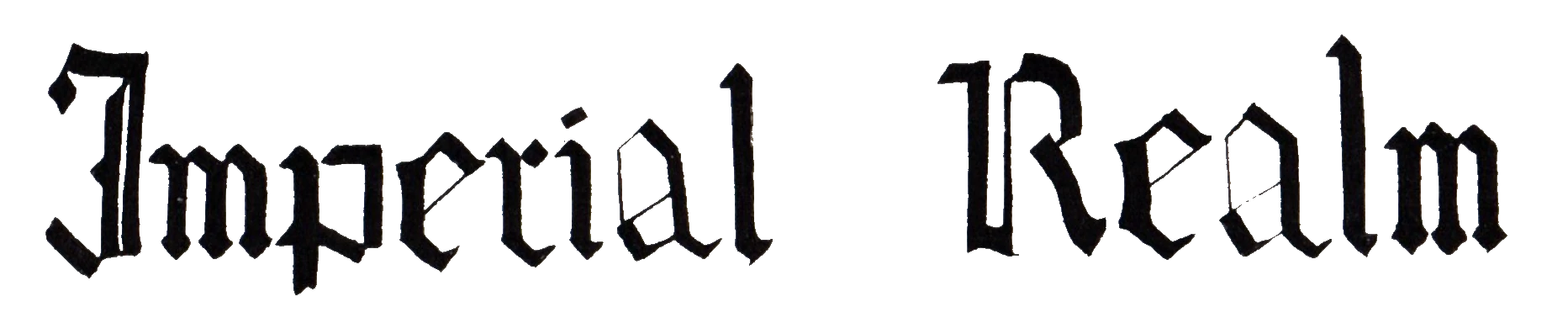 The Imperial Realm banner with it's name